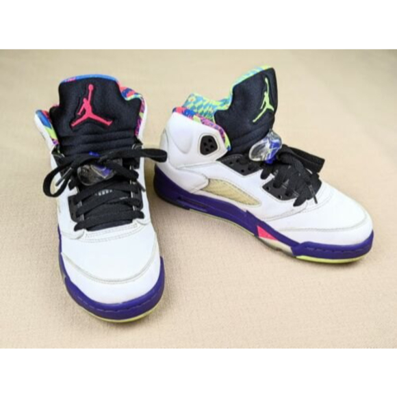 Nike Air Jordan 5 Retro Alternate Bel-Air DB3024-100 Sz 6.5Y White 2020 EUC main image 5